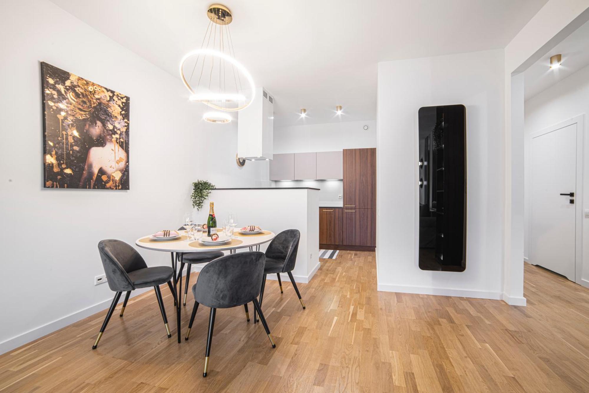 Ferienwohnung Apartament Amber Centrum z basenem Danzig Exterior foto